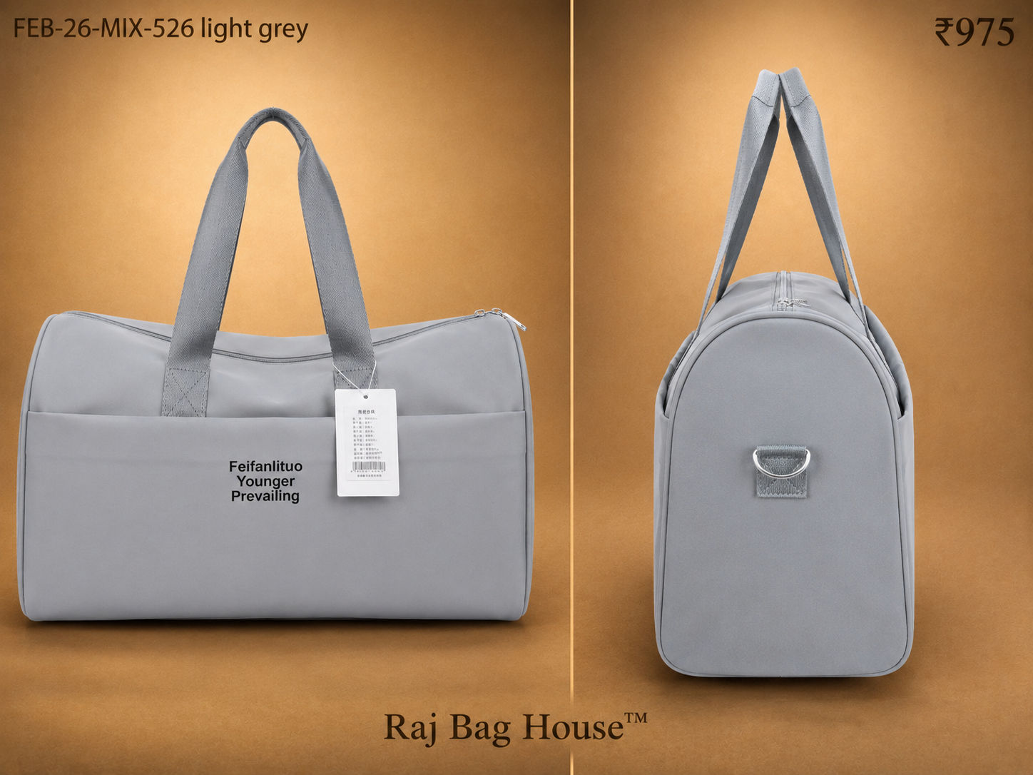 Feelings Bag Feb Mix 526 Medium Travel Bag – Light Blue 2