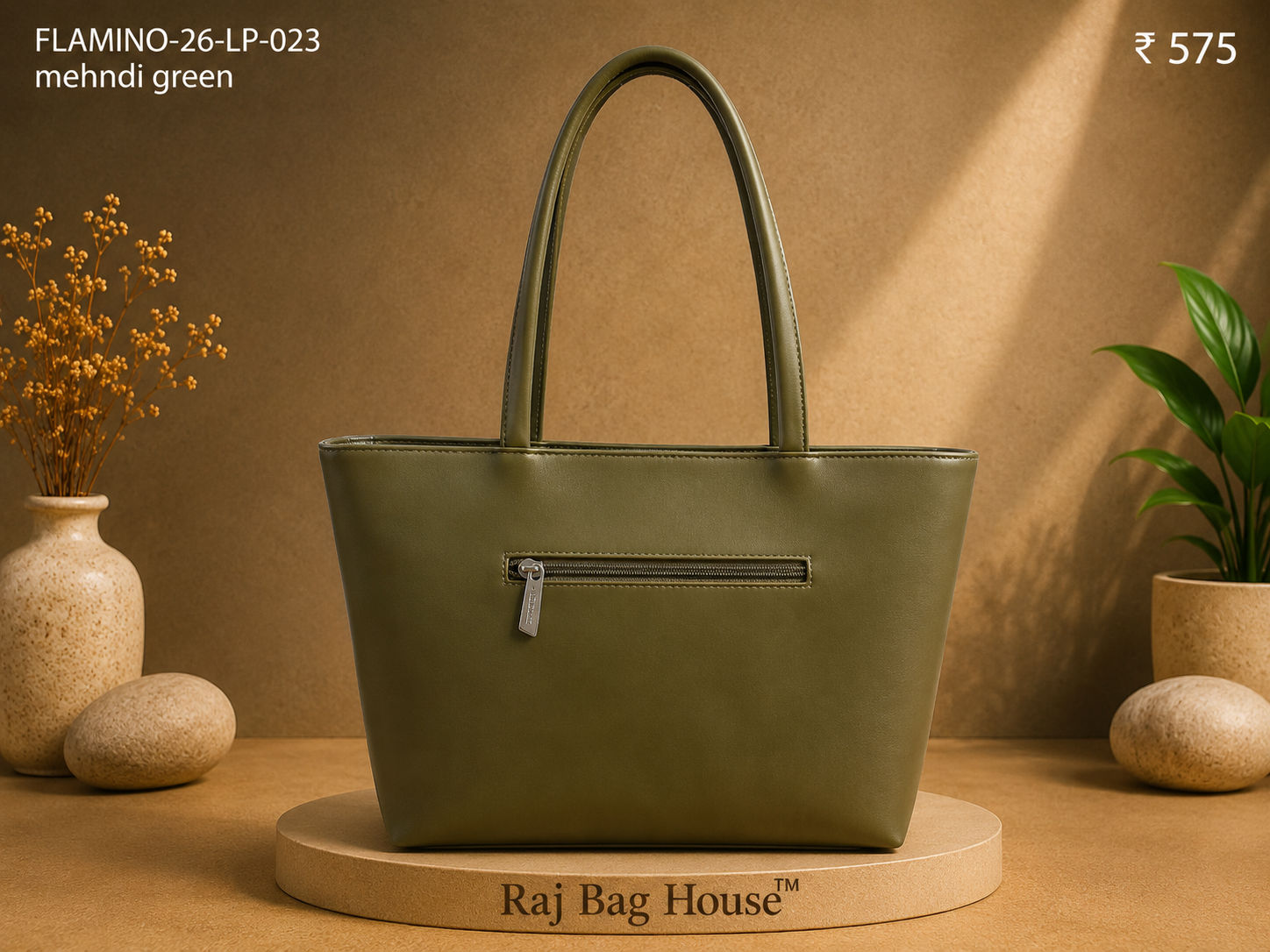 Flamingo Flamino 023 Tote Bag – Green 2