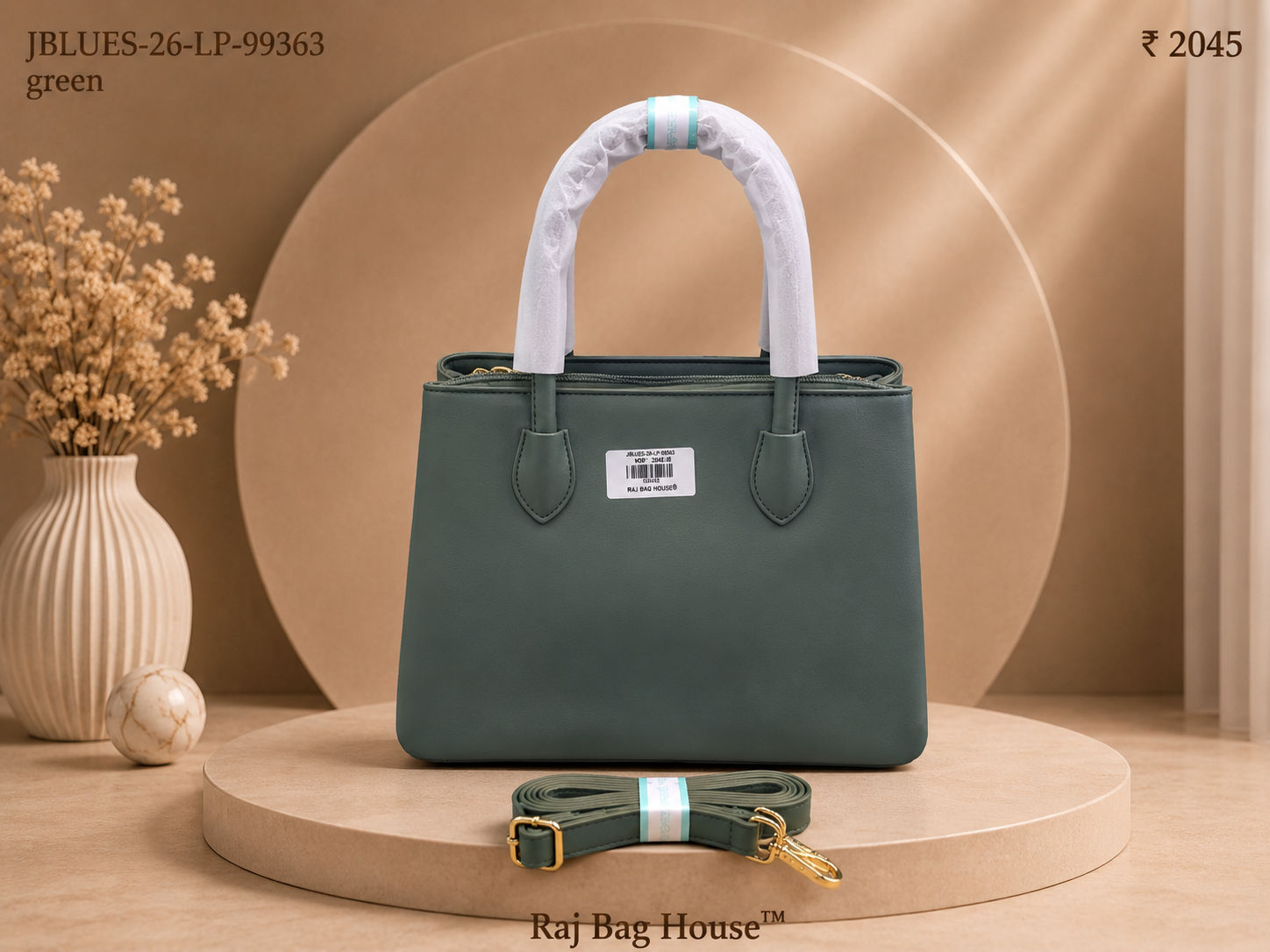Valendnee J-Blues 99363 Handbag – Green 2