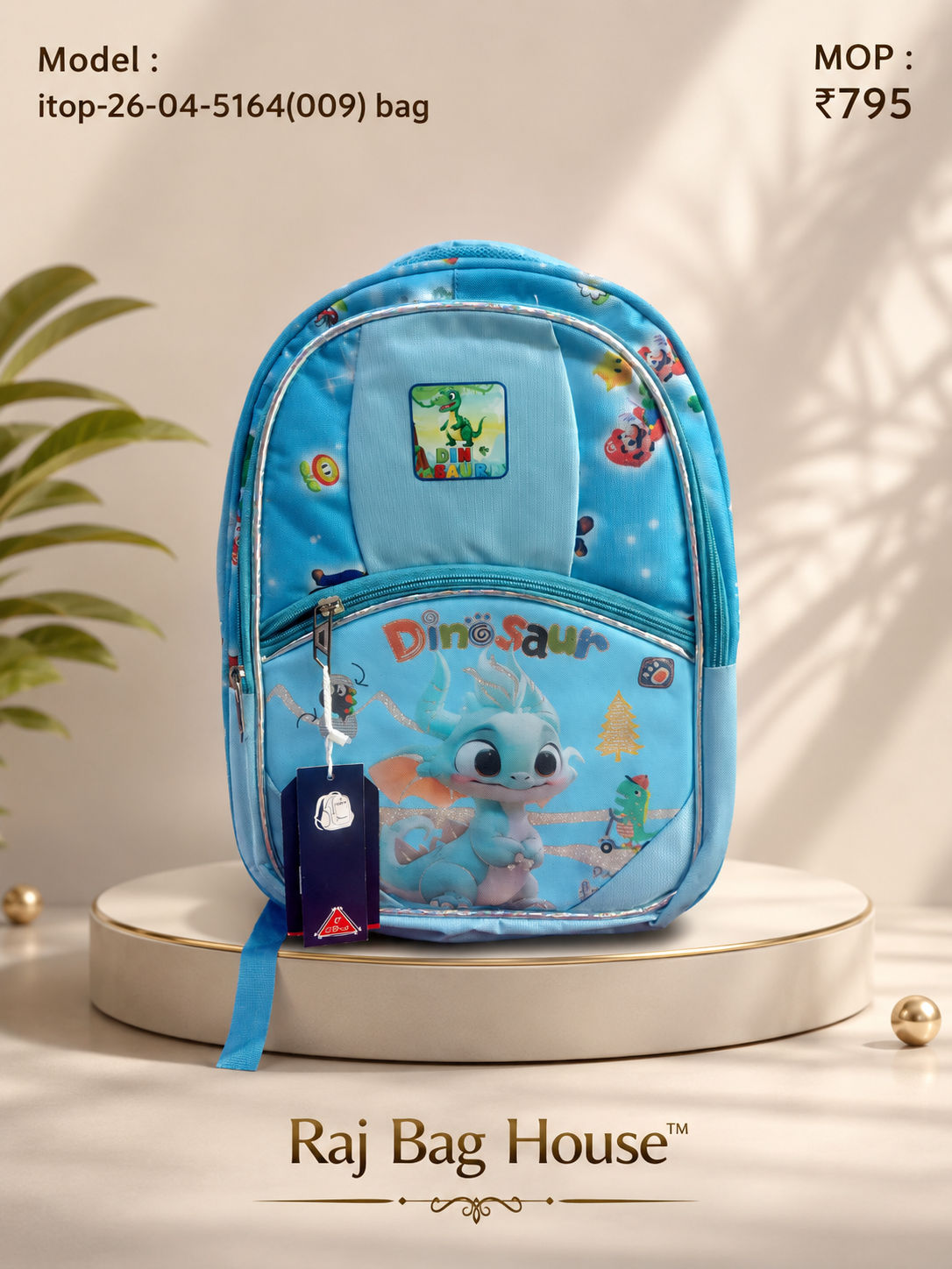 Itop 04 5164(009) Medium School Backpack – Sky Blue