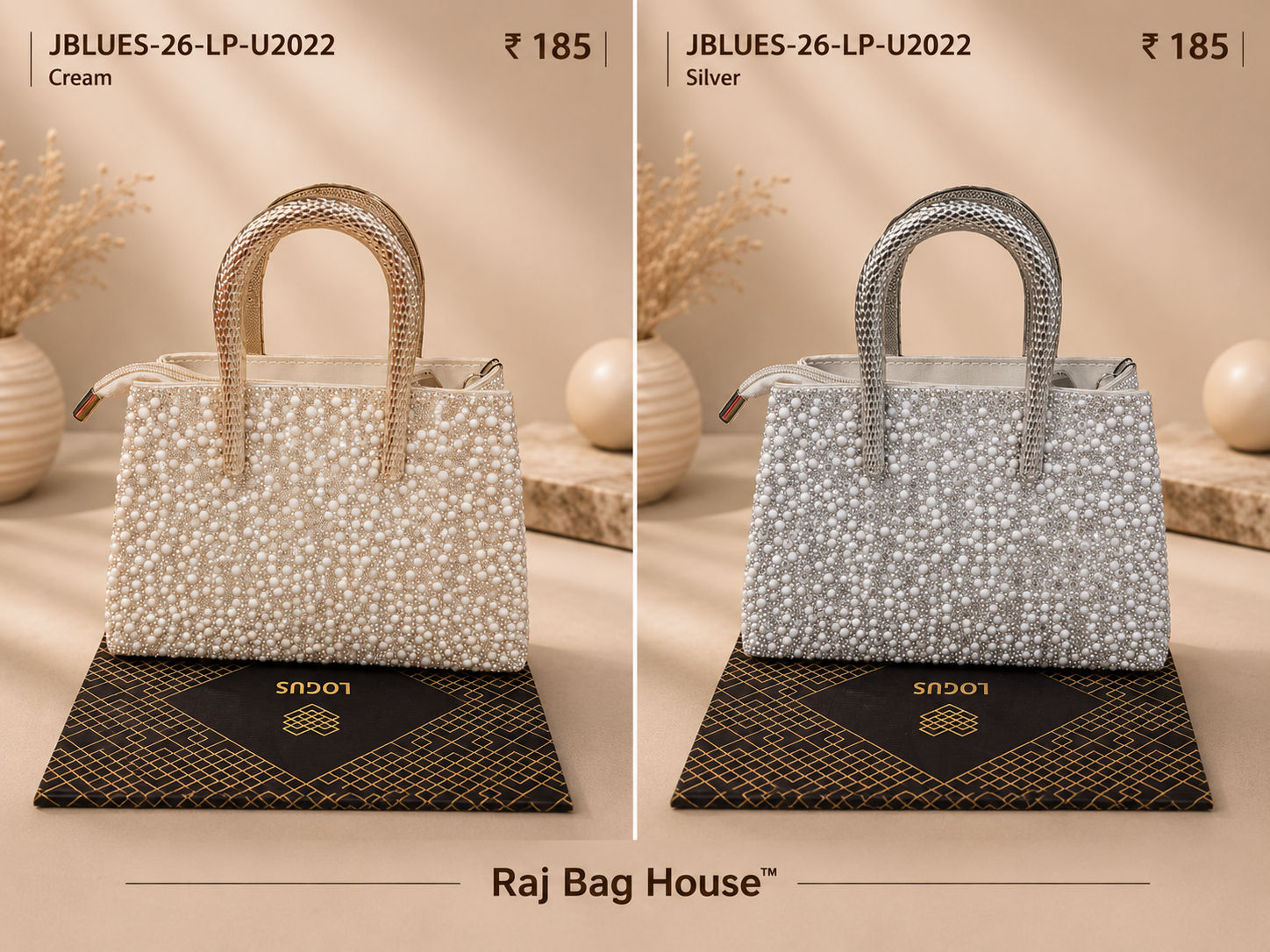 J Blues Glittery Handbag U2022