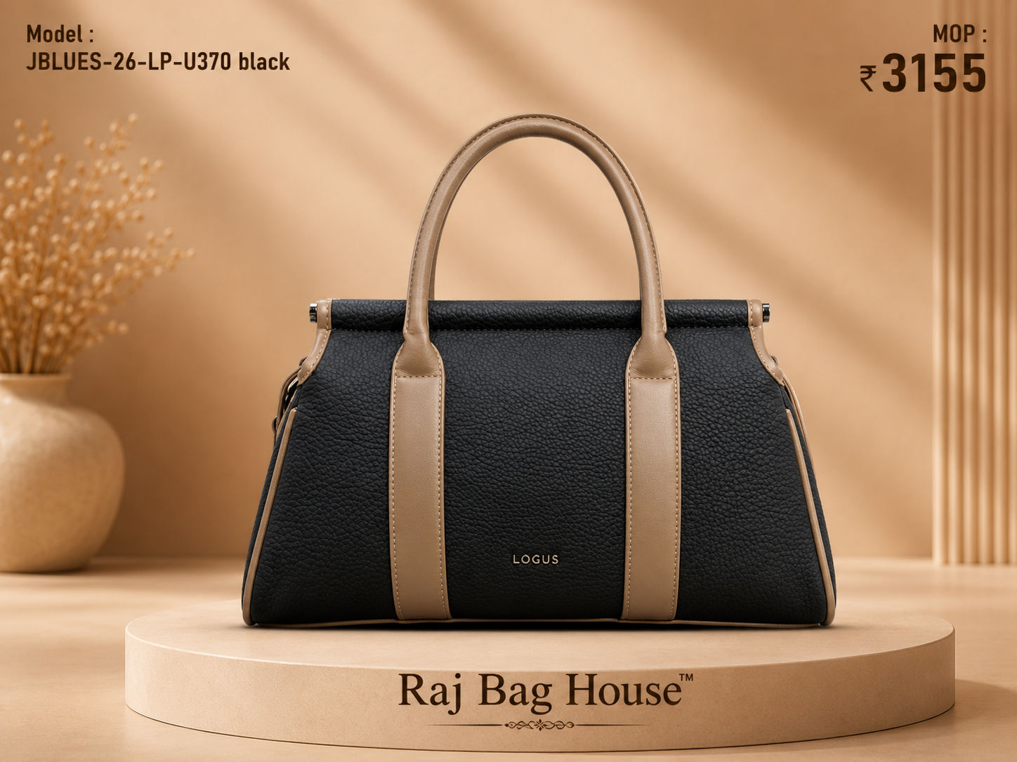 Logus Purse J BLUES-26-LP-U370 - Black