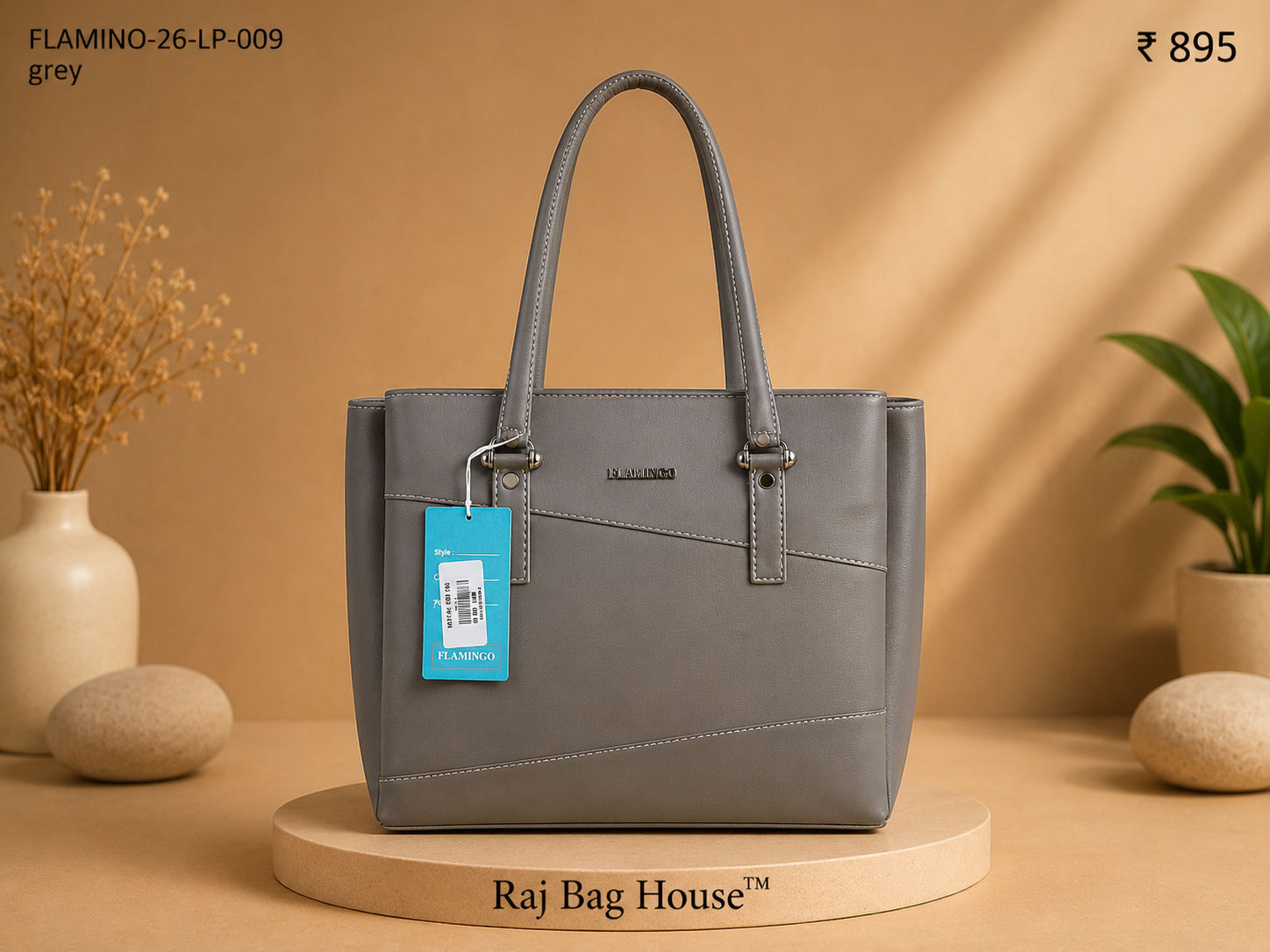 Flamingo Flamino 009 Tote Bag – Grey