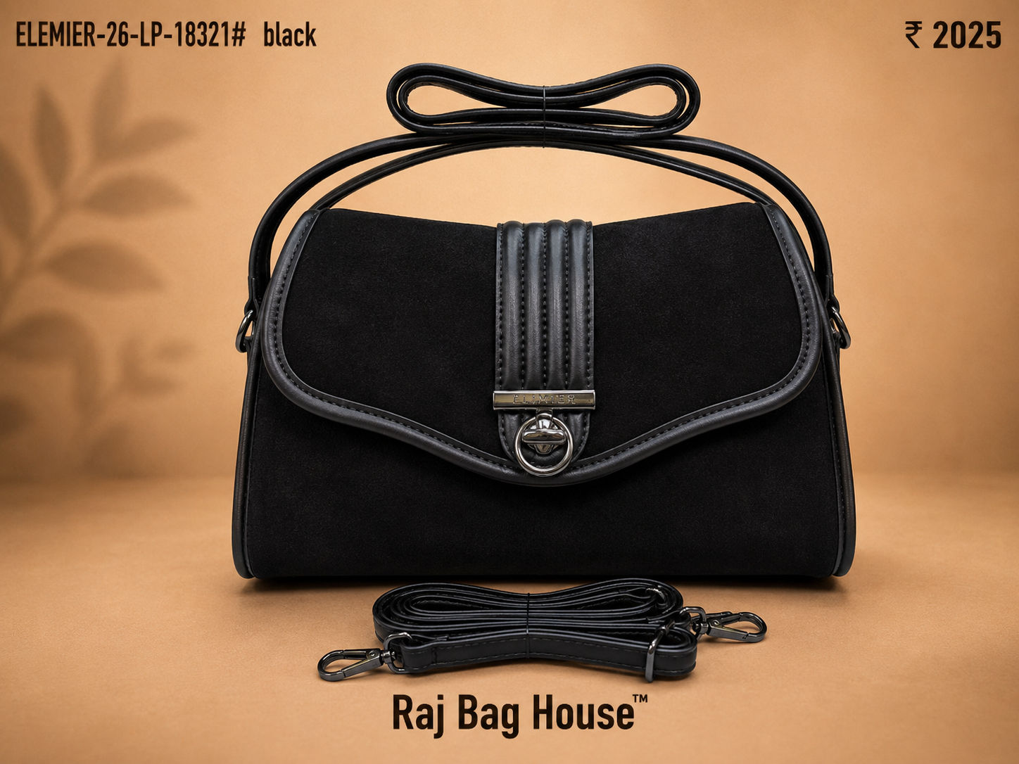 Elemier 18321 Handbag – Black