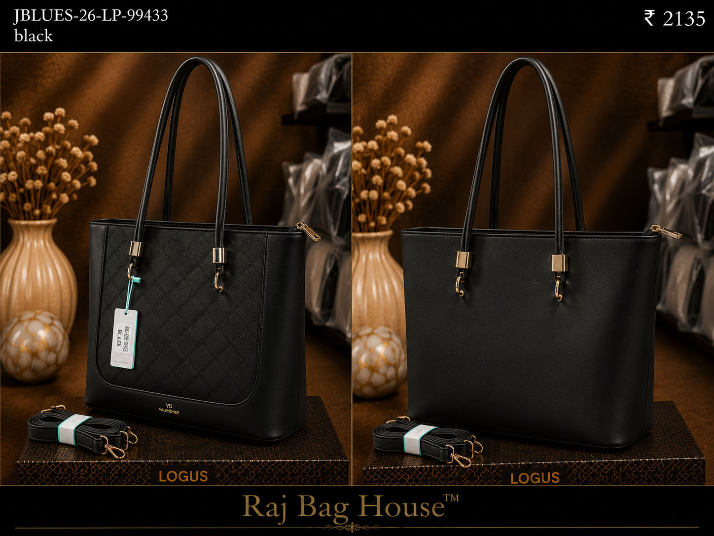 Valendnee J-Blues 99433 Handbag – Black