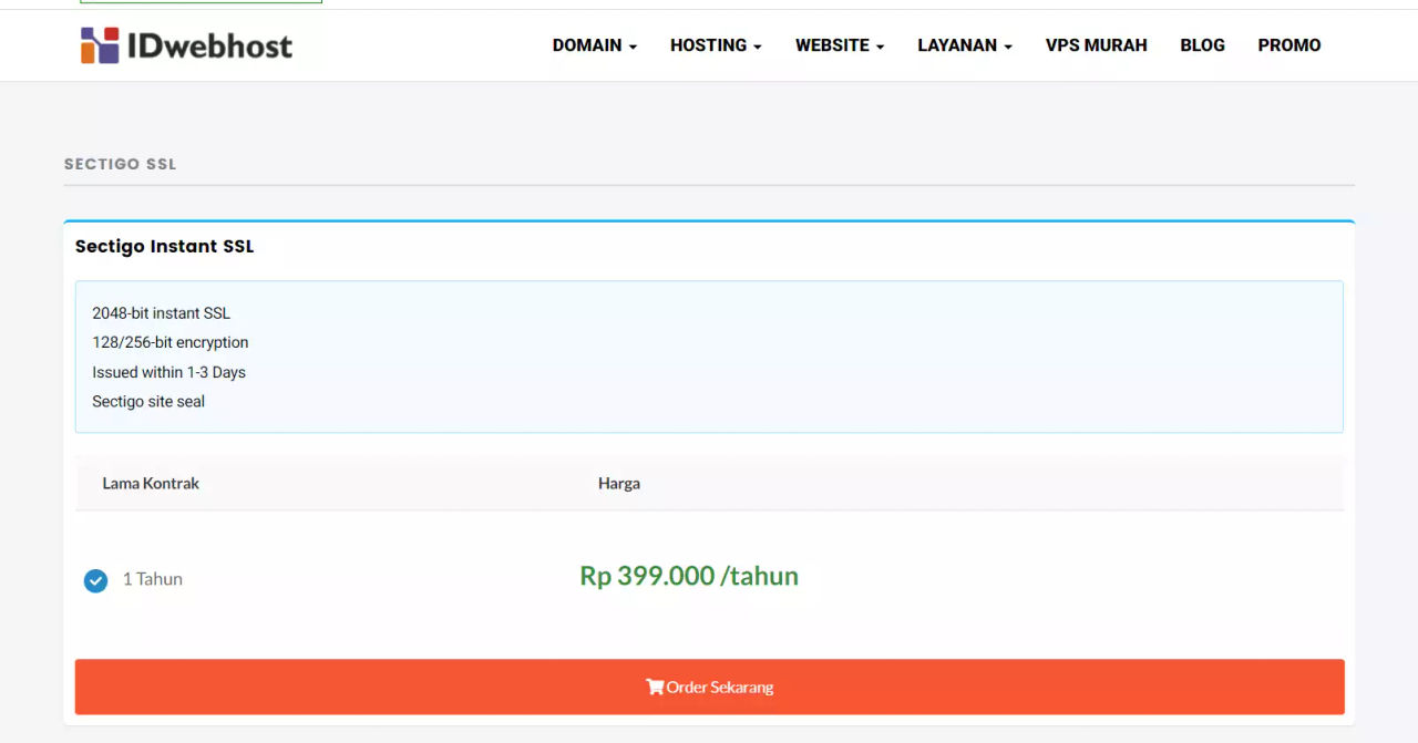 Cara Menukarkan Kode Promo IDwebhost