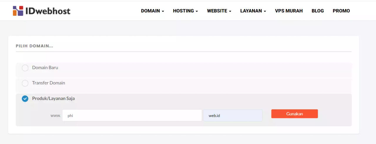 Cara Menukarkan Kode Promo IDwebhost