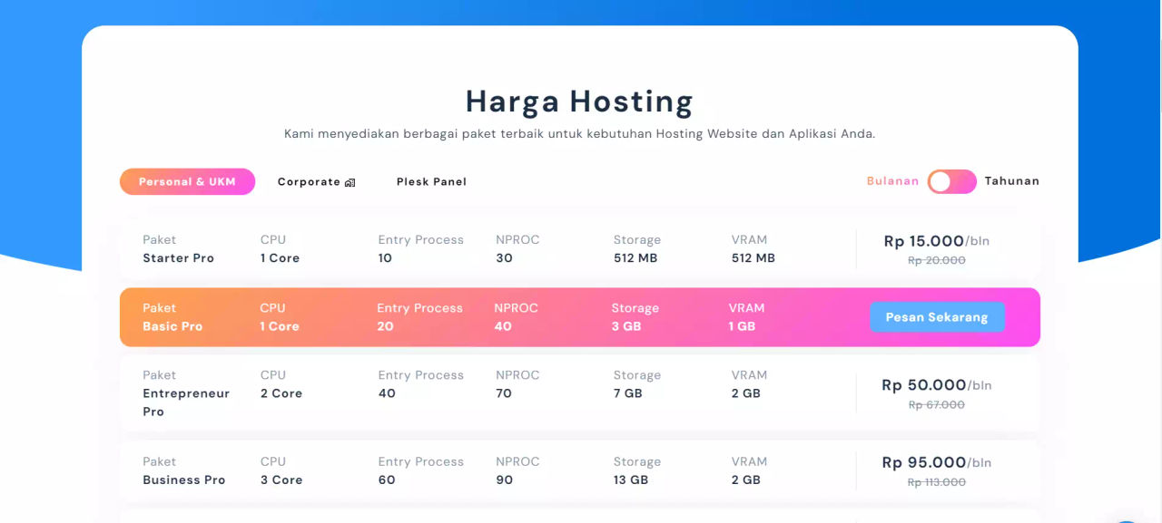 Cara Menukarkan Kode Promo IdCloudHost