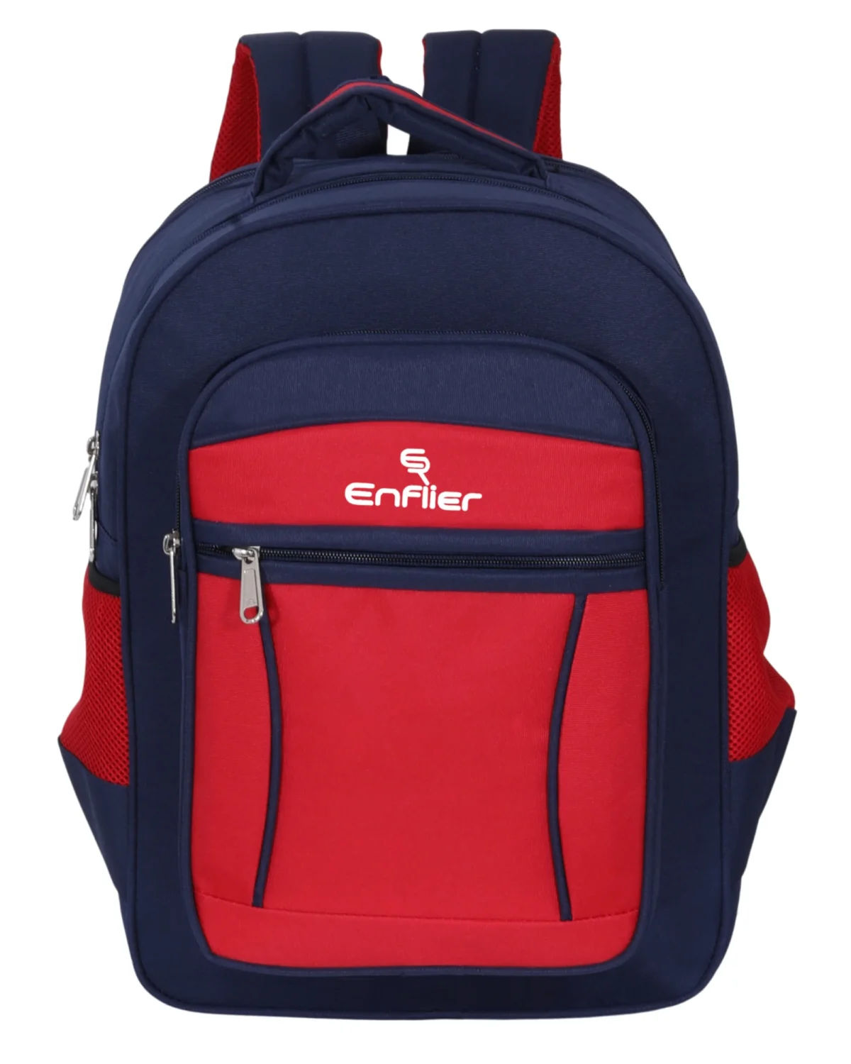 Enflier Kids School Bag 17 Inch Red and Blue Backpack