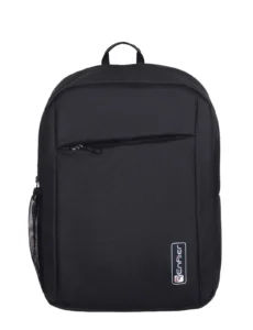 ENFLIER Black College Backpack – Water-Resistant Laptop Bag