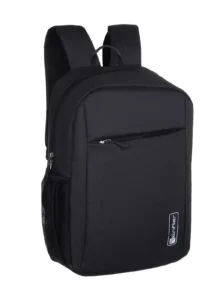 ENFLIER Black College Backpack – Water-Resistant Laptop Bag