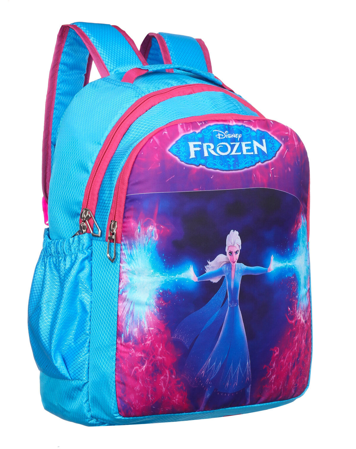 1 Blue Frozen-themed backpack with design