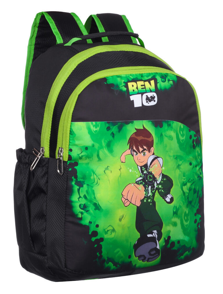 Ben 10 themed backpack design.