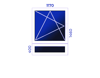 Logi virtuvei – Profils 2 (1150mm x 1420mm)