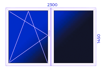 Logi istabai – Profils 4 (2400mm x 1410mm)