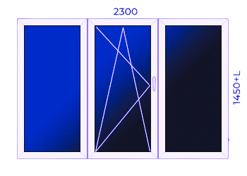 Logi istabai – Profils 5 (2400mm x 1410mm)