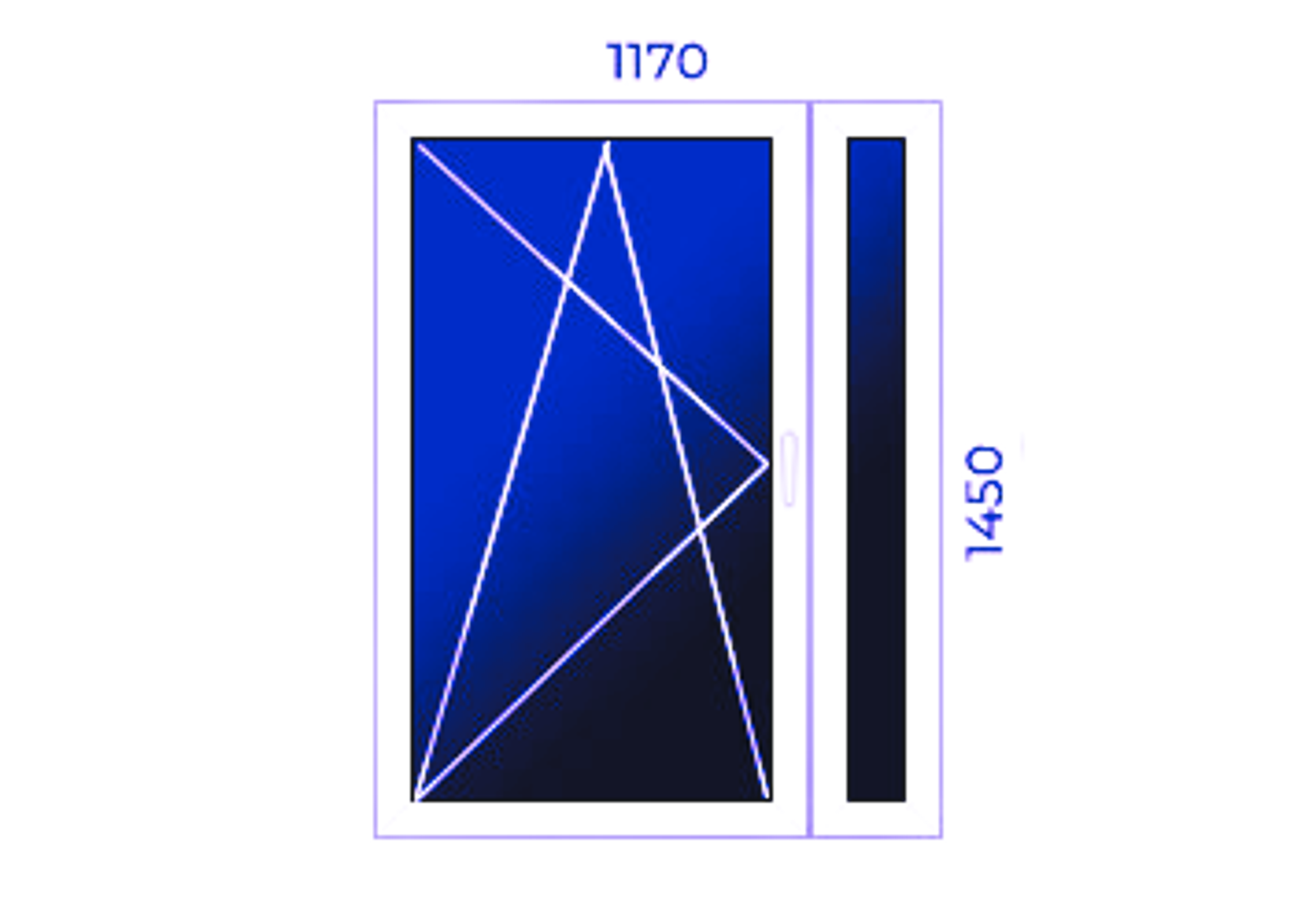Logi virtuvei – Profils 2 (1150mm x 1420mm)