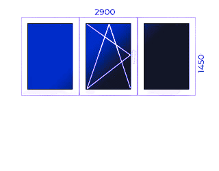 Logi istabai – Profils 6 (2400mm x 1410mm)