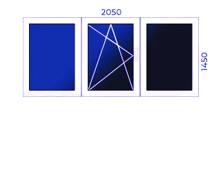 Logi istabai – Profils 5 (2400mm x 1410mm)
