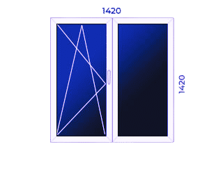 Logi virtuvei – Profils 1 (1150mm x 1420mm)