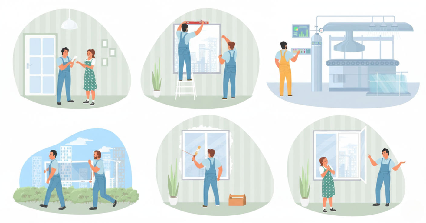 Montāžas darbu paraugs