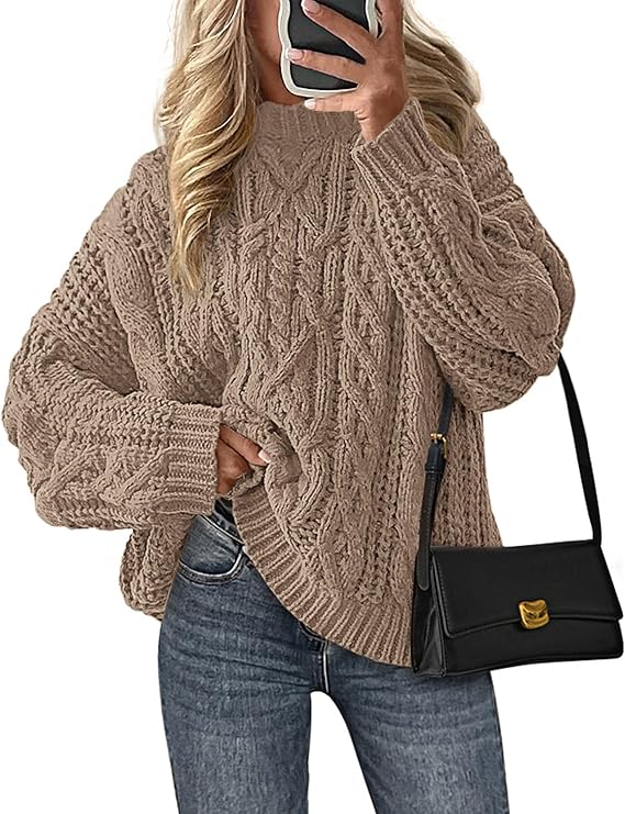 PRETTYGARDEN Chunky Cable Knit