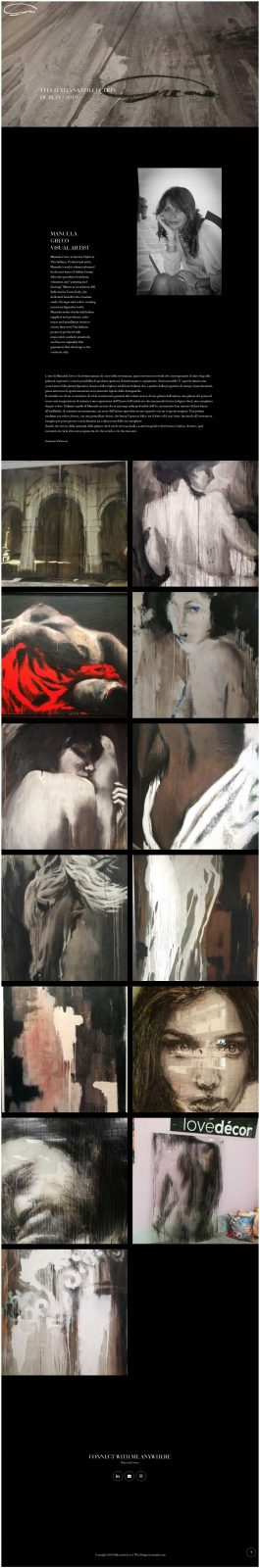 Artist Website Design 1