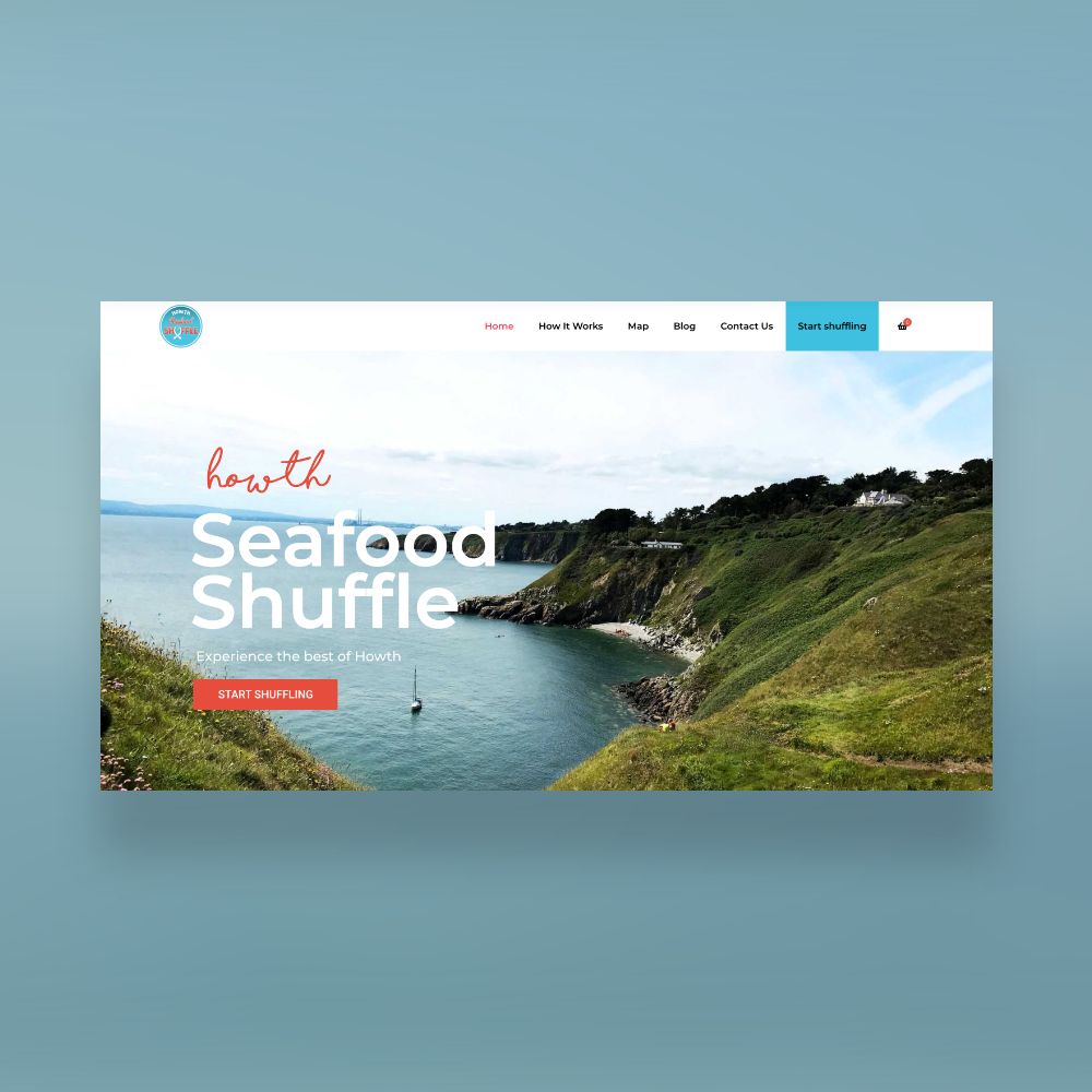 Seafood Restaurant Web Design 1