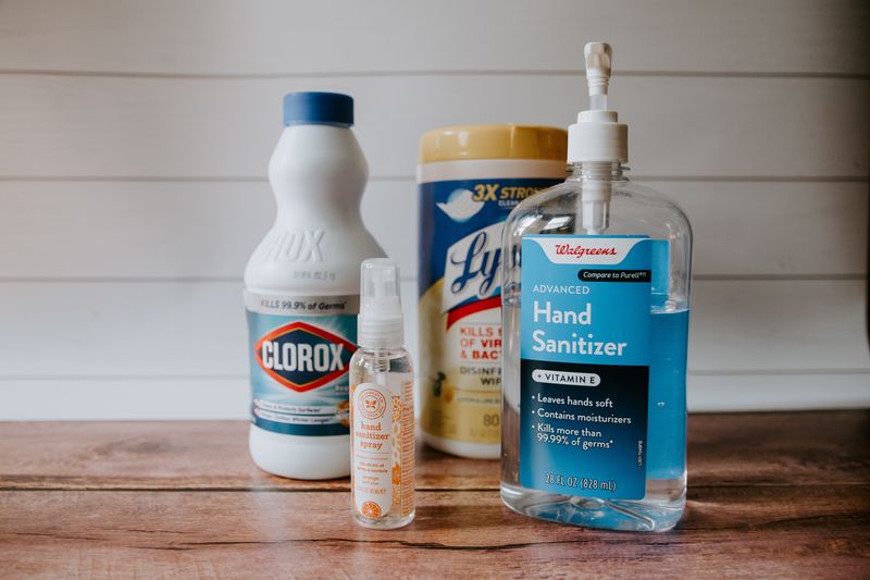 Coronavirus and Reopening - cleaning products