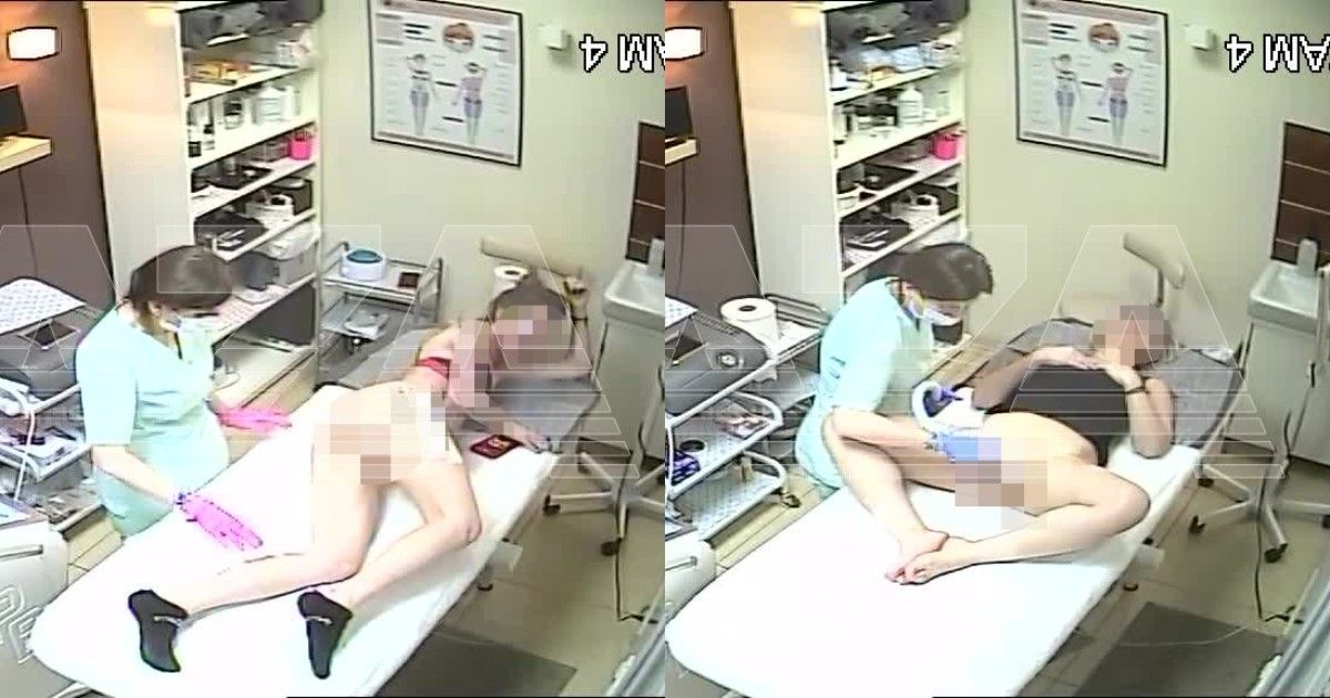 Descubren cámara oculta en un salón de belleza filmando a mujeres durante la depilación láser.