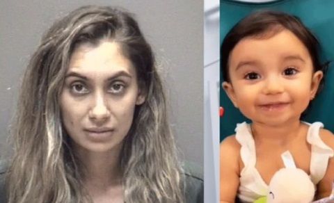 17-month-old baby dies after her mother threw her from a balcony.
