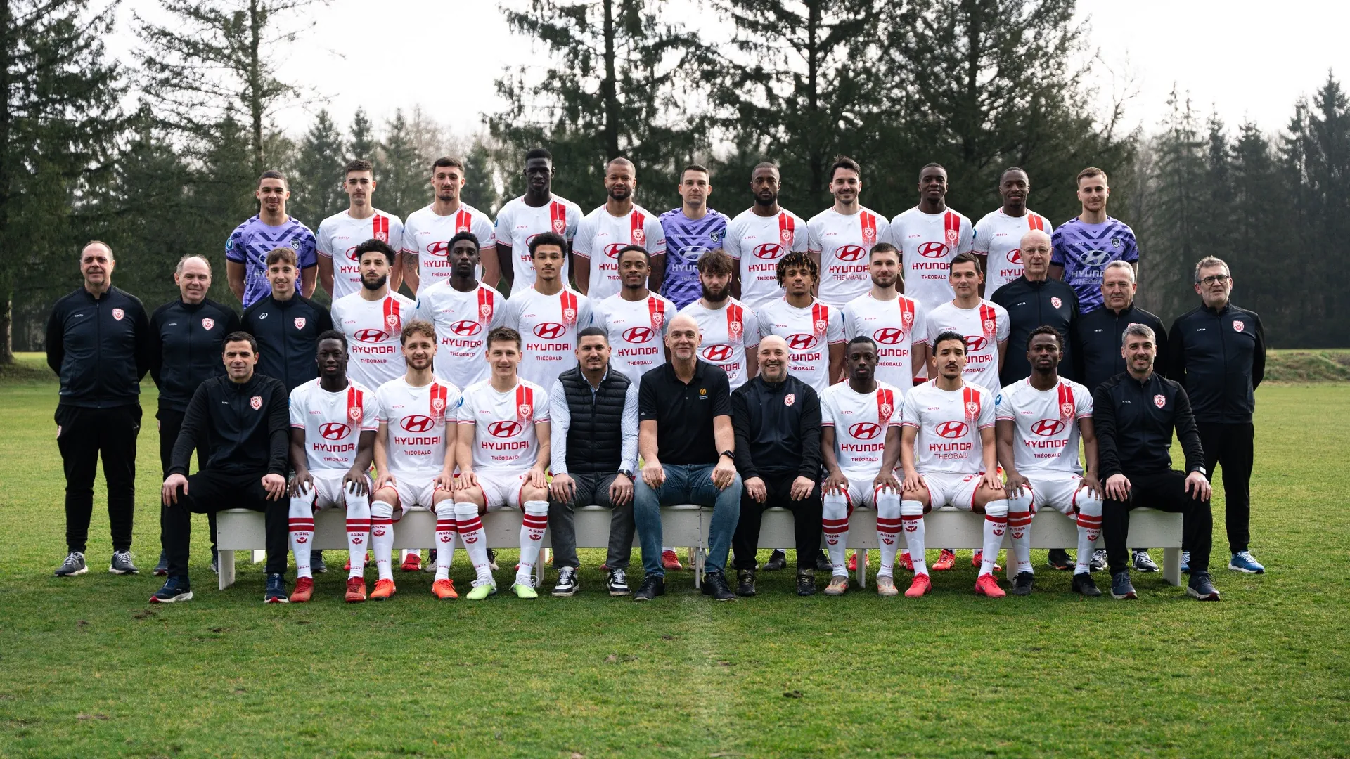 Réalisation de la photo officielle de l'AS Nancy Lorraine (saison24/25 et 25/26)