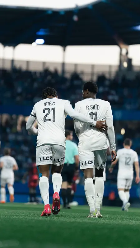 Football — regard concentré