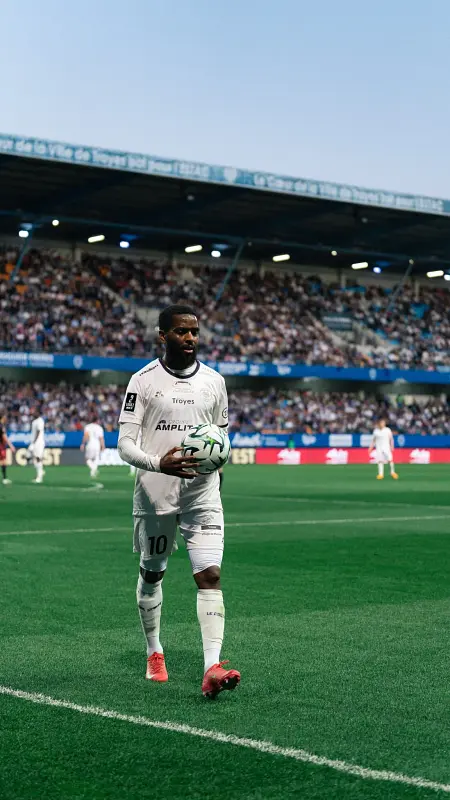 Football — échauffement collectif