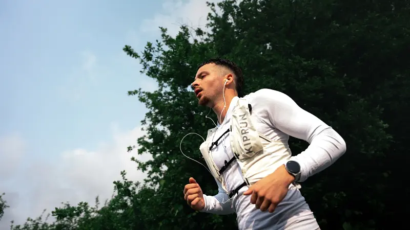 Course à pied — départ de marathon