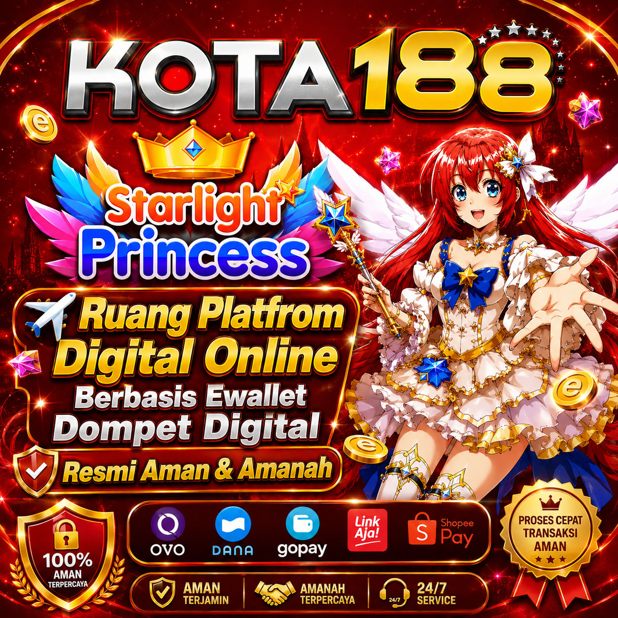 KOTA188 ✈️ Ruang Platfrom Digital Online Berbasis Ewallet Dompet Digital Resmi Aman & Amanah