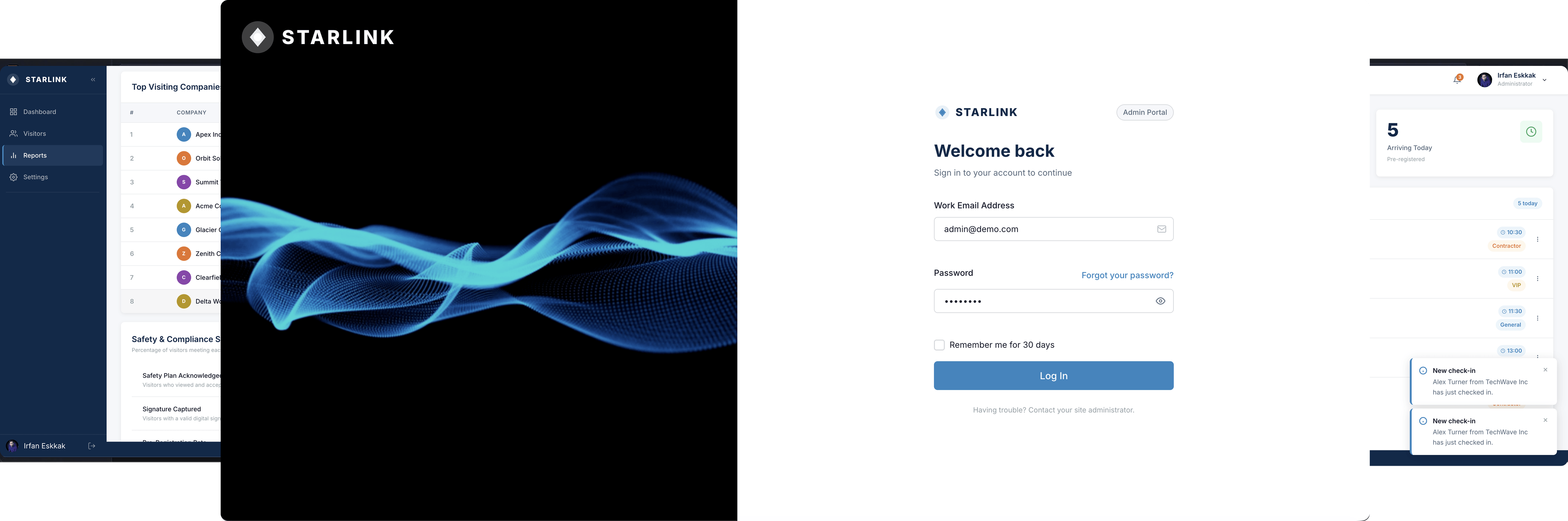 Visitor Management Suite for StarLink