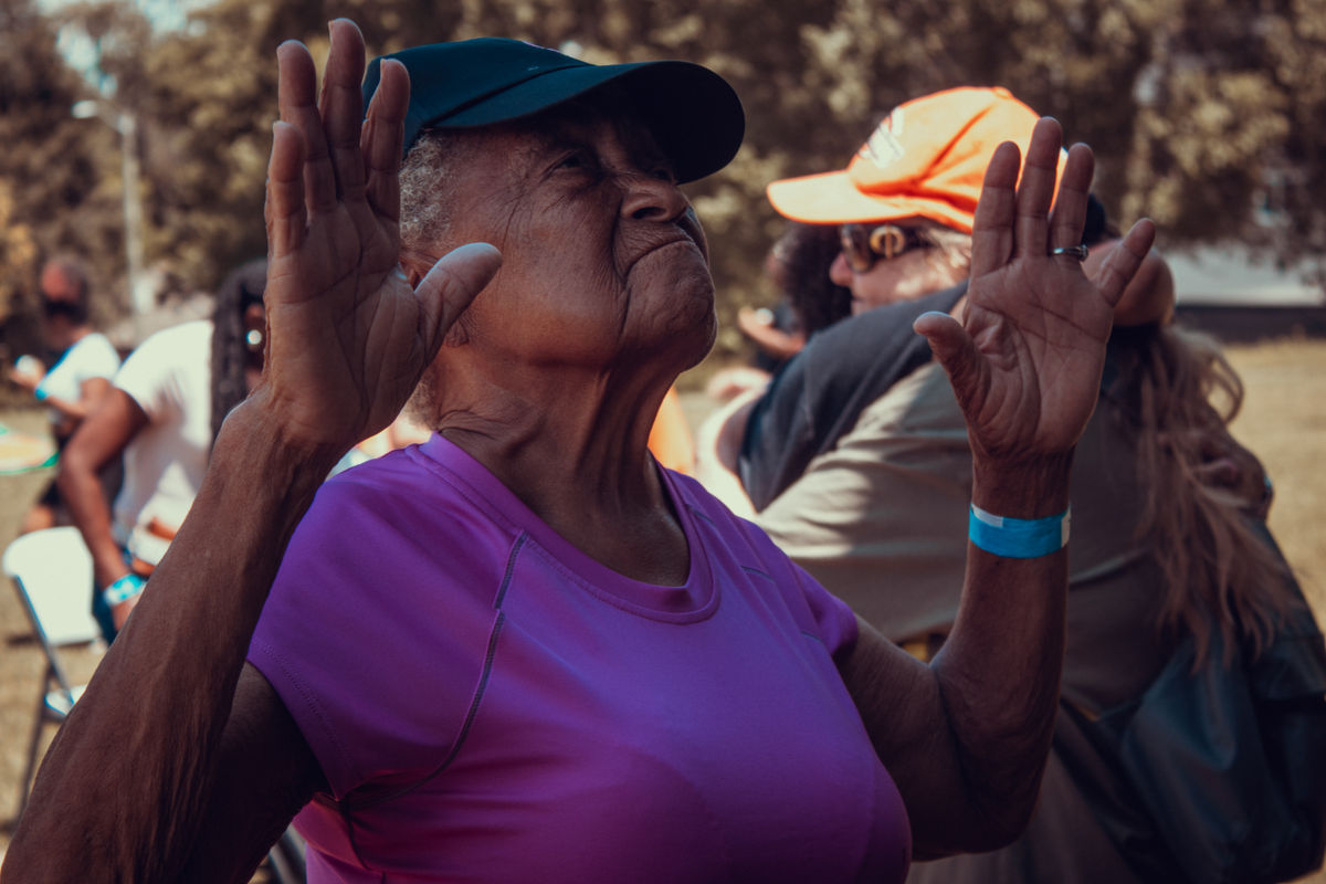 Worship at the crusade