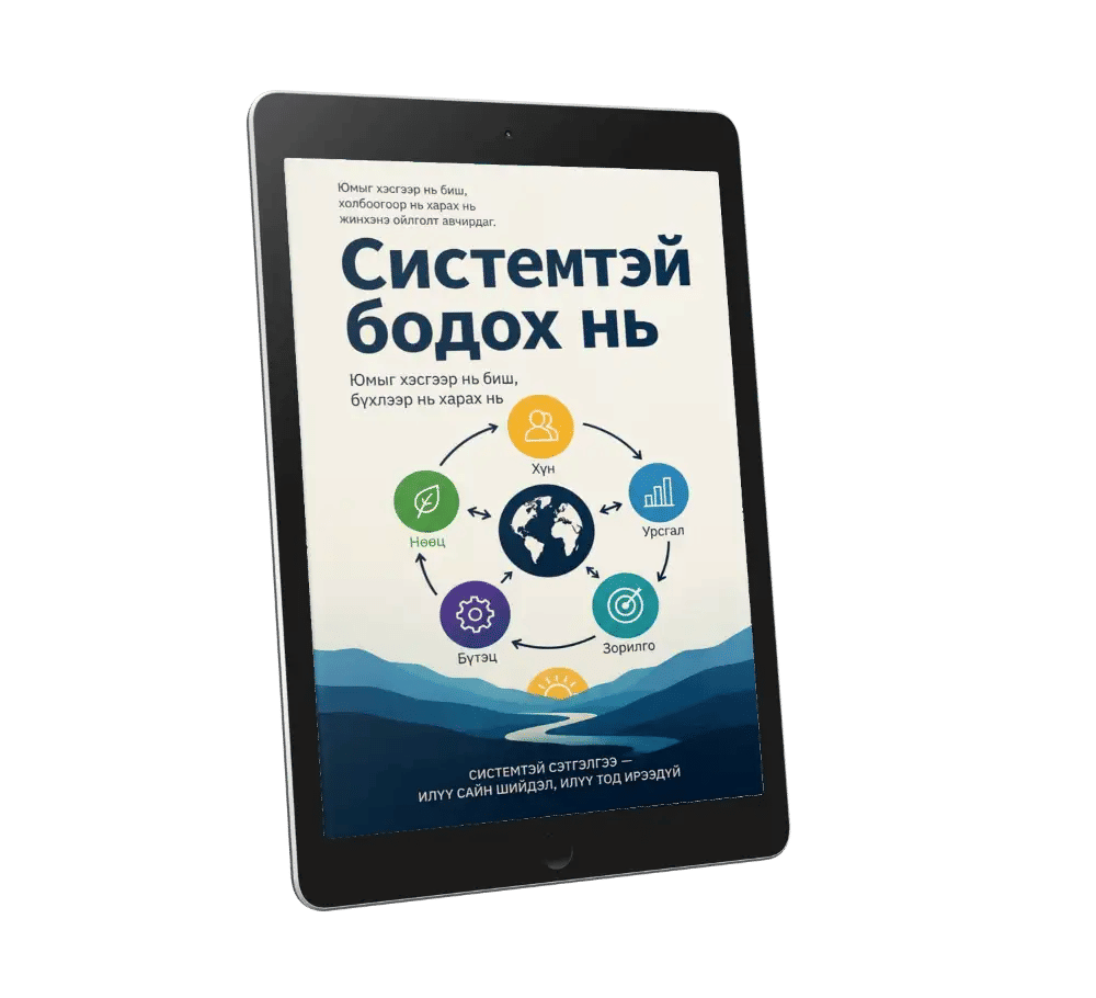 "Ситемтэй бодох нь"- Ebook