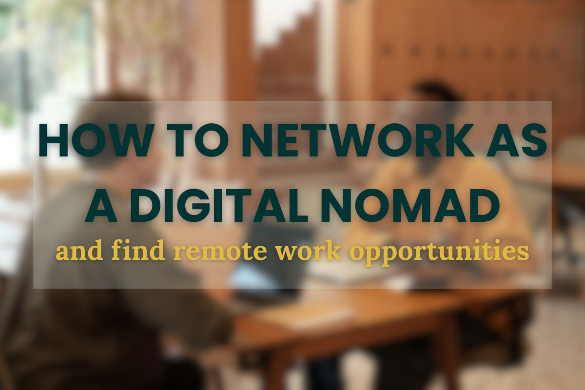 Imagen destacada del artículo del blog Slowork: Cómo hacer networking como nómada digital y encontrar oportunidades de trabajo remoto