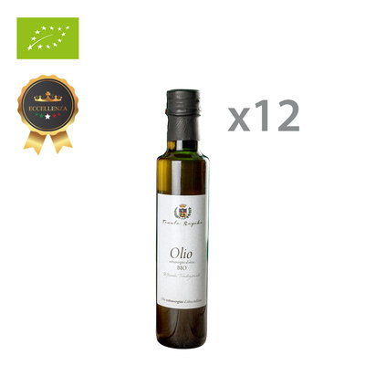 Olio EVO 12 bottiglie - Olio Evo BIO Miscela Tradizionale 25 Cl