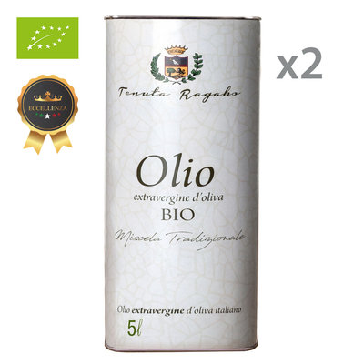 Olio EVO 2 latte - Olio Evo BIO Miscela Tradizionale 5 lt
