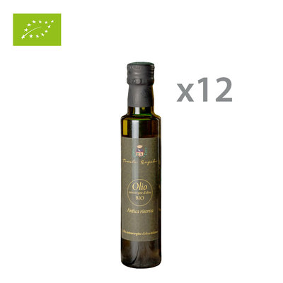 Olio EVO 12 bottiglie - Olio Evo BIO Antica Riserva 25 Cl