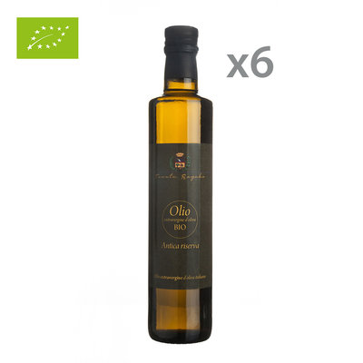 Olio EVO 6 bottiglie - Olio Evo BIO Antica Riserva 75 Cl