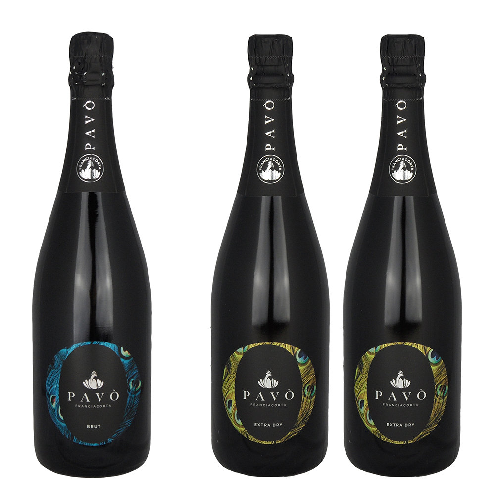 3 bottiglie miste: 1 Brut - 2 Extra Dry