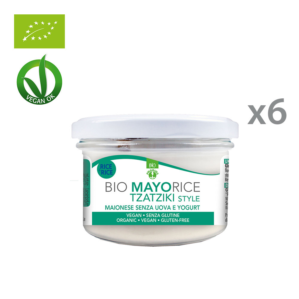 6 vasetti - Mayorice Tzatziki Style BIO 165 gr