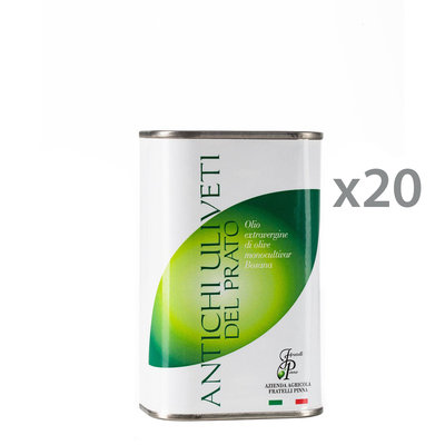 Olio EVO 20 lattine 0,25 lt - Olio EVO Antichi Uliveti del Prato