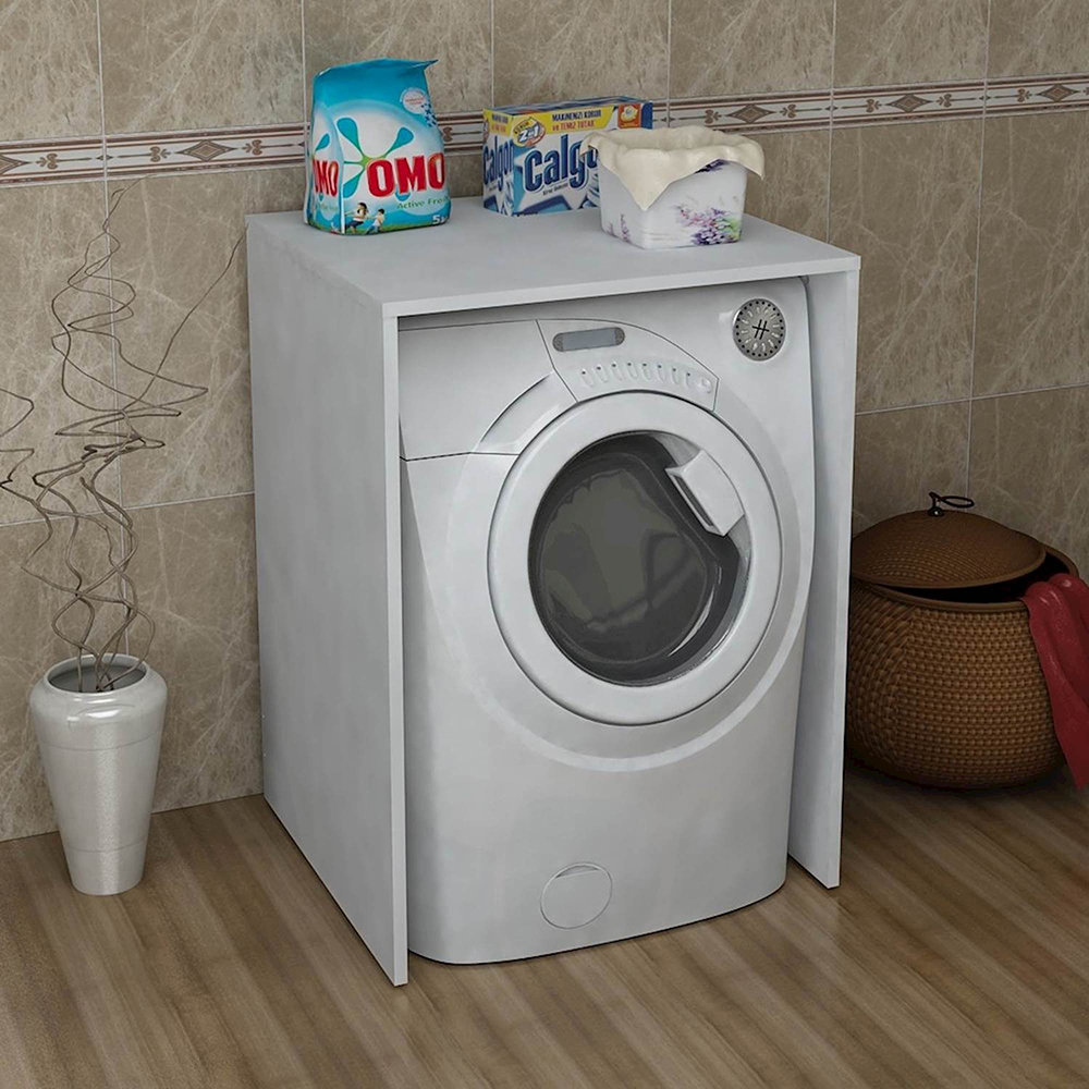 Copertura Per Lavatrice 60x60 Cm - Lavabile, Antiscivolo, Blu Scuro - Foto 8