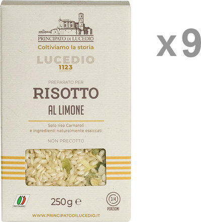 Risotti 9 confezioni 250 gr - Risotto al Limone