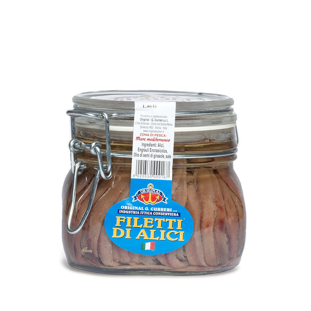 Filetti di Alici - 3 vasetti 580 gr